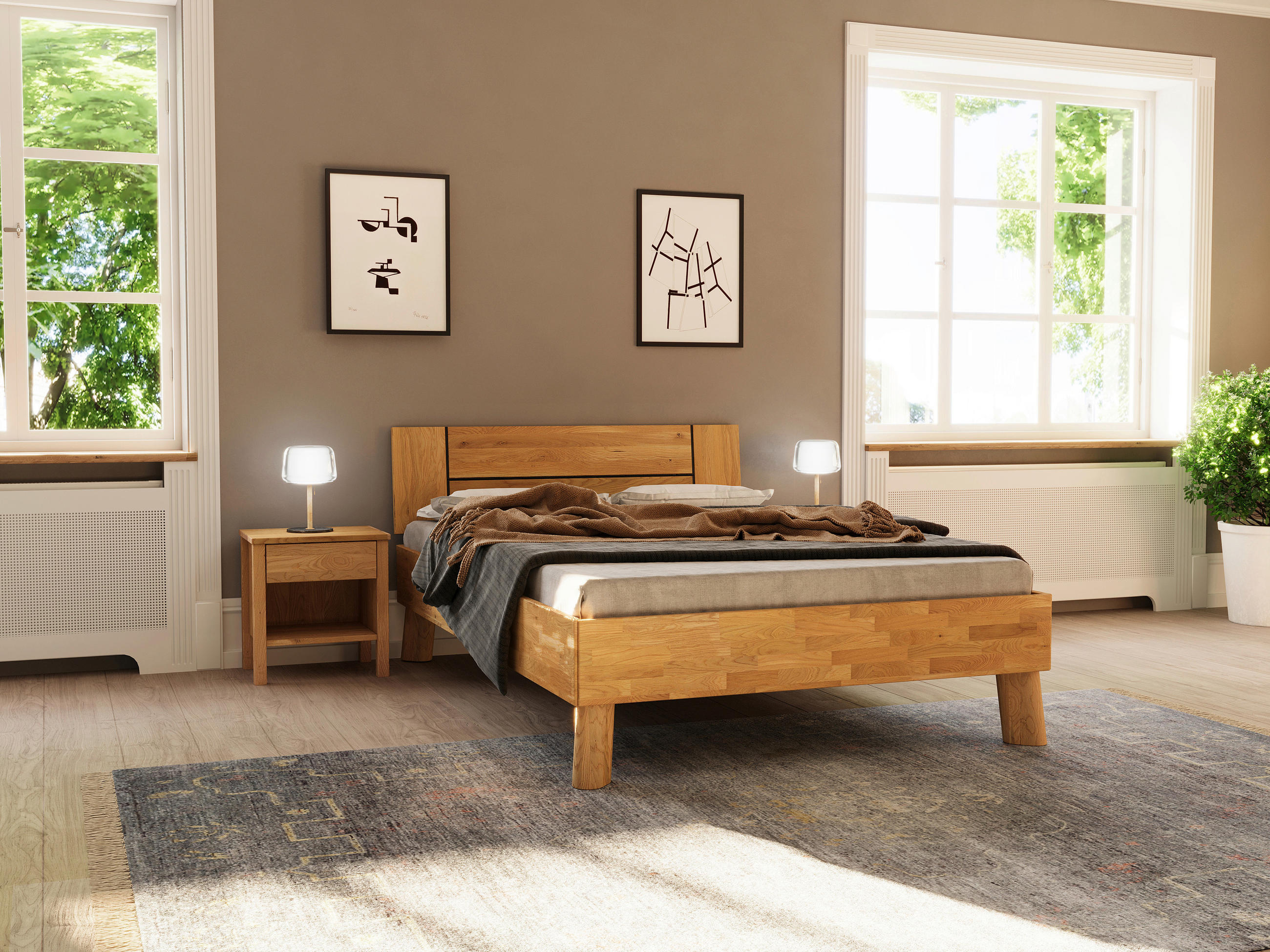 BETT 160/200 cm  in  - MODERN, Holz (160/200cm) - MID.YOU