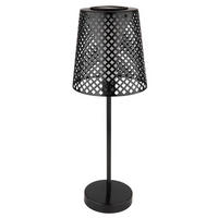 SOLARLEUCHTE - Transparent/Schwarz, Konventionell, Kunststoff/Metall (18/50cm) - Globo
