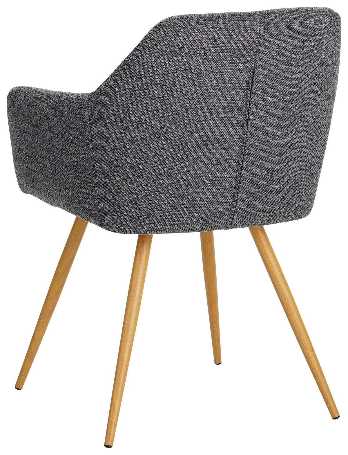 ŽIDLE S PODRUČKAMI, železo, mikrovlákno, antracitová - přírodní barvy/antracitová, Moderní, kov/textil (56/81,5/63cm) - MID.YOU