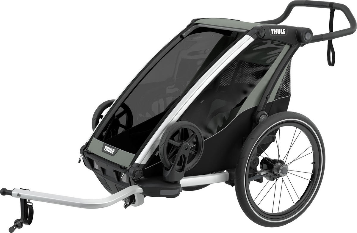 FAHRRADANHÄNGER   Charoit Lite 1  - Grün, LIFESTYLE, Metall (64,5/89-112/85,5cm) - Thule