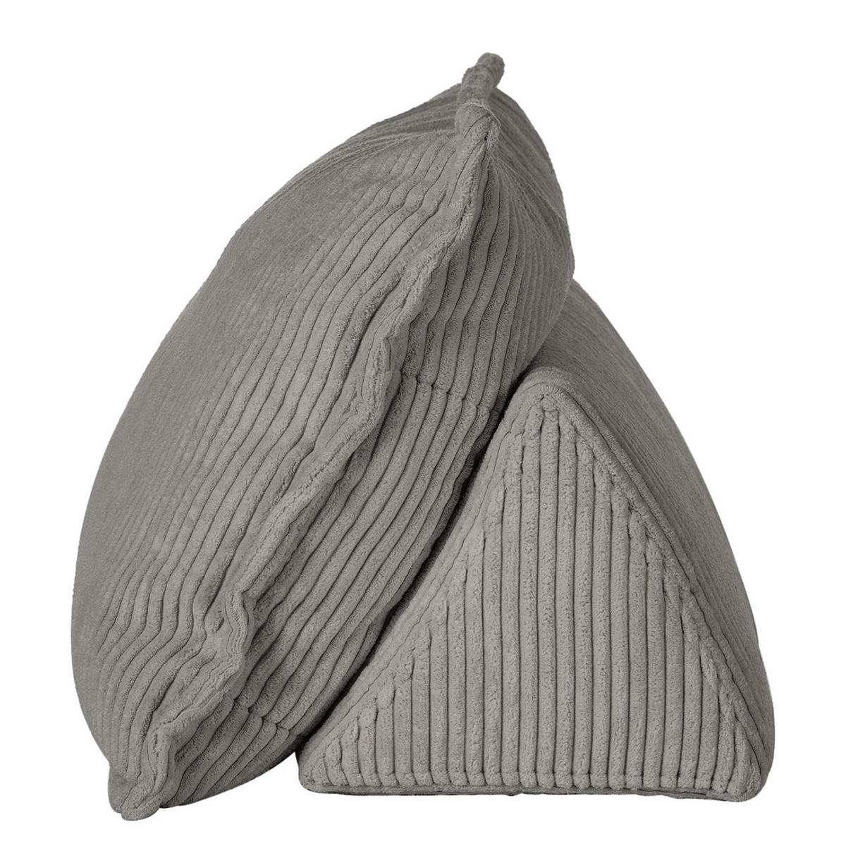 RÜCKENKISSEN   83/25/42 cm  - Anthrazit, Modern, Textil (83/25/42cm) - Trendmanufaktur