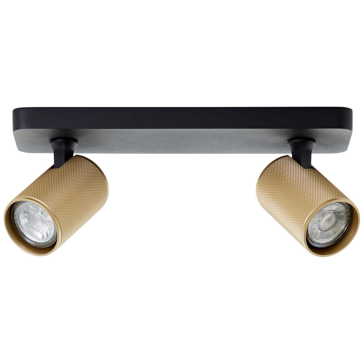 BODOVÉ SVIETIDLO,  - čierna/zlatá, Basics, kov (12,1/31/9cm)