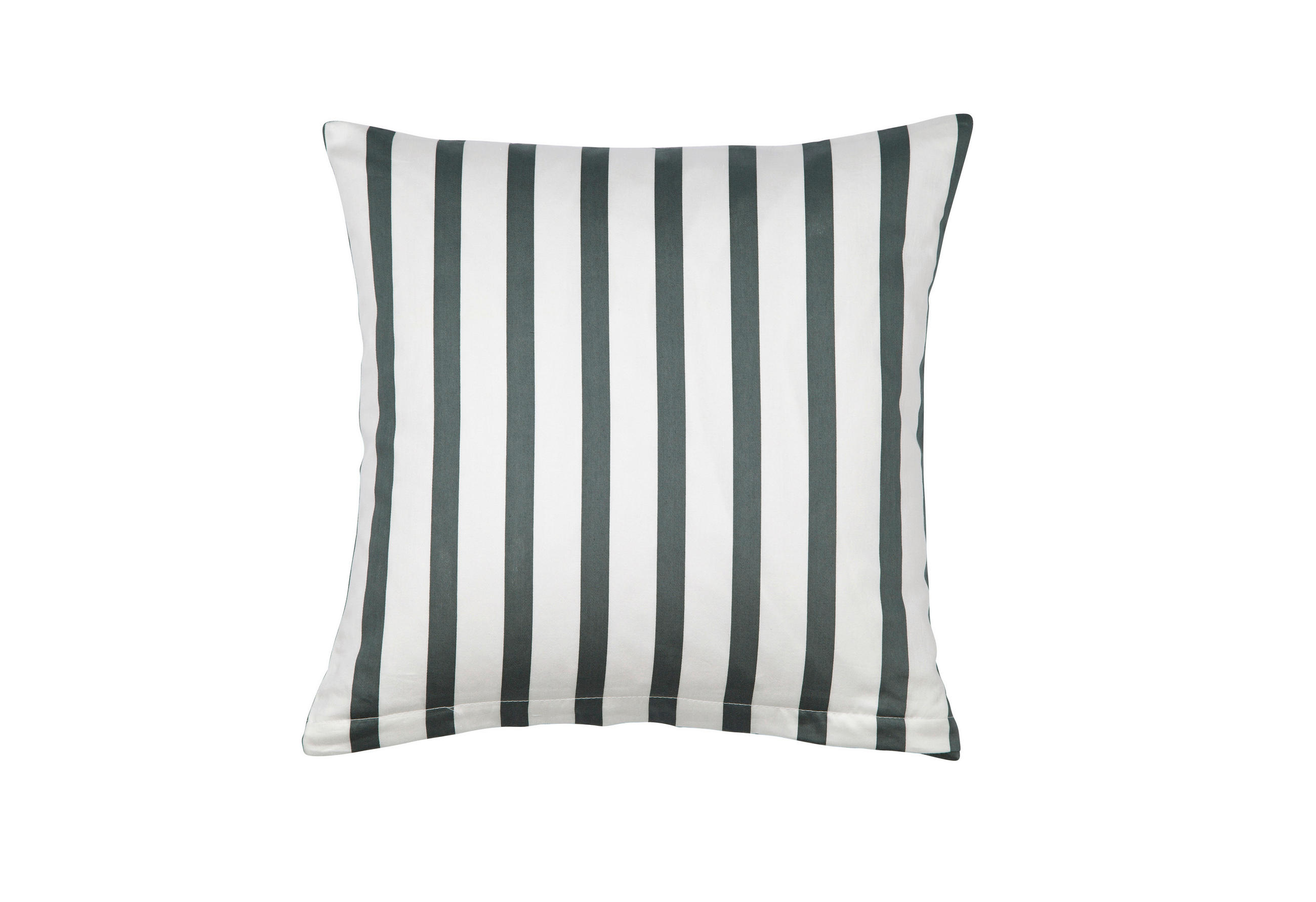 KISSENHÜLLE GENTANO 40/40 cm - Anthrazit/Weiß, Design, Textil (40/40cm) - Janine