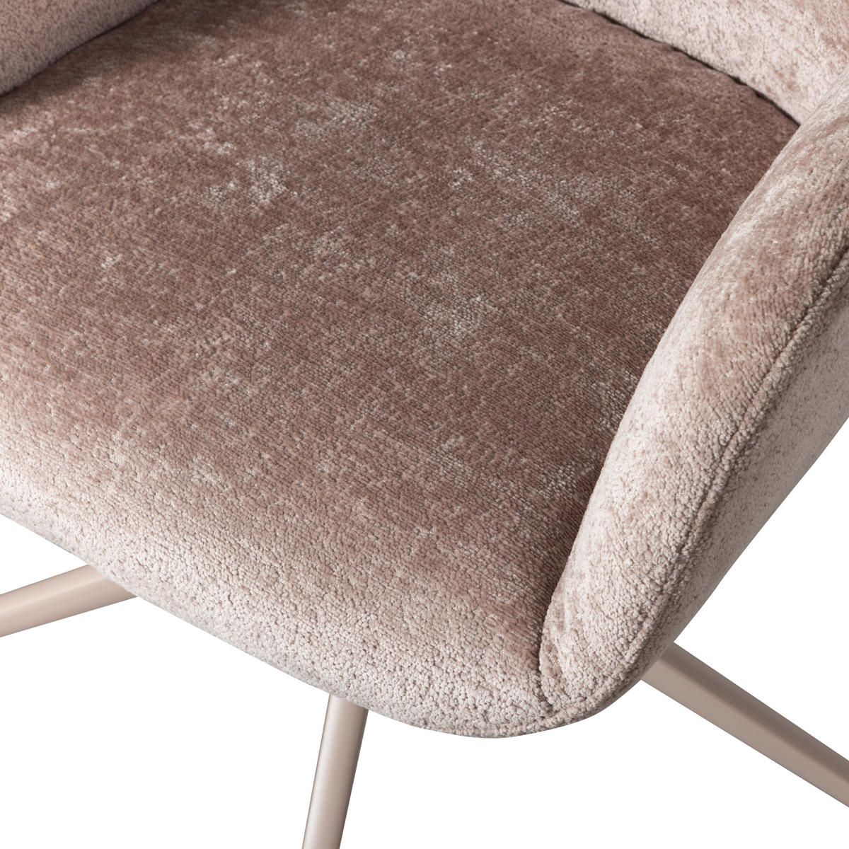 DREHSTUHL Chenille Taupe  - Taupe, Design, Kunststoff/Textil (57/88/60cm) - Livetastic