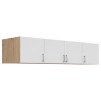 Extensie La Dulap   - argintiu/alb, Modern, plastic/material pe bază de lemn (181/39/54cm) - Carryhome