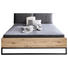 BETT in Braun, Eichefarben - Eichefarben/Anthrazit, LIFESTYLE, Holzwerkstoff/Textil (187,6/98,5/215,60cm) - Ti`me BETT in Braun, Eichefarben - Eichefarben/Anthrazit, LIFESTYLE, Holzwerkstoff/Textil (187,6/98,5/215,60cm) - Ti`me