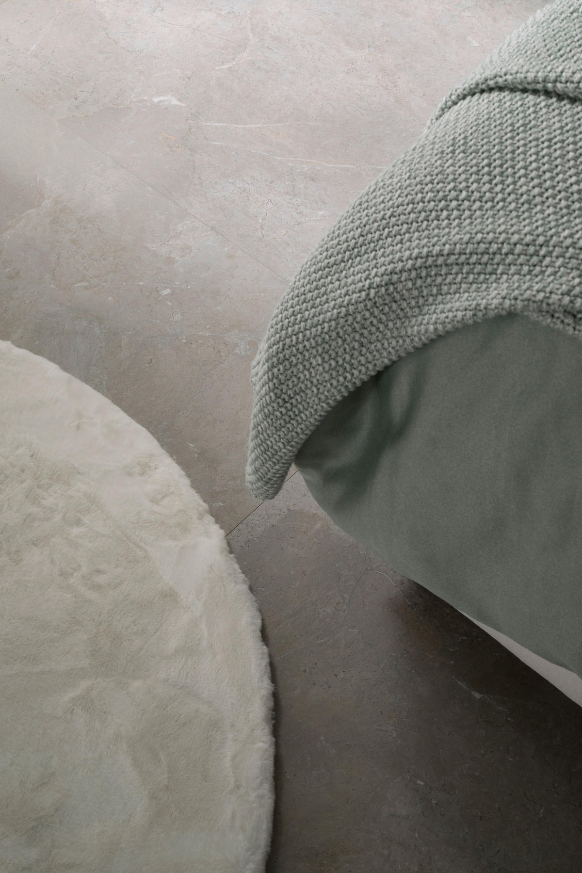 FELLTEPPICH 120 cm Tender 6281/52 D180 000  - Weiß, Basics, Textil (120cm) - Schöner Wohnen