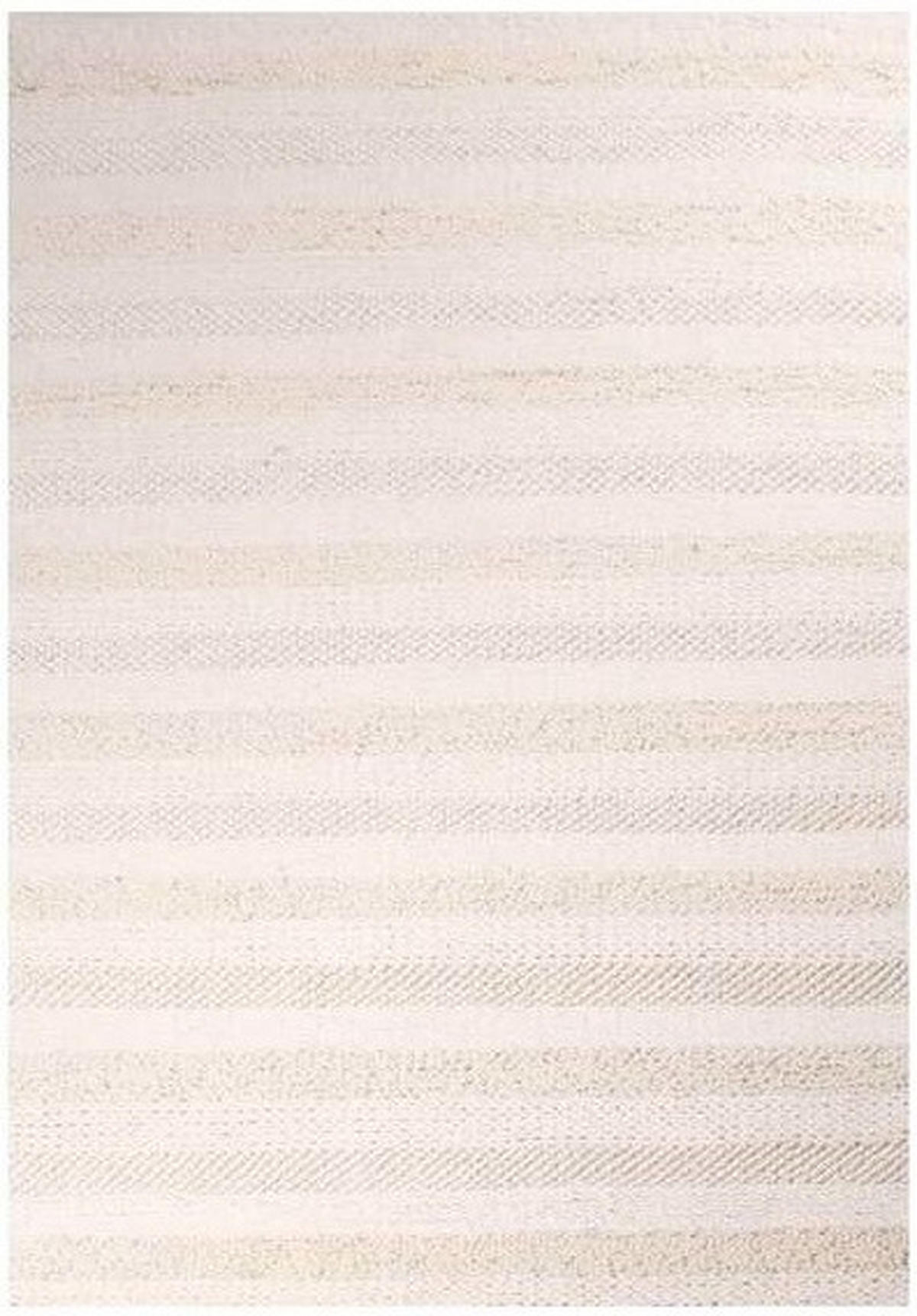 RUČNE TKANÝ KOBEREC, 200/290 cm, krémová - krémová, Natur, textil (200/290cm) - Linea Natura