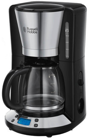 FILTERKAFFEEMASCHINE Victory 24030-56  - Schwarzchrom, Basics, Glas/Kunststoff (21,2/35,3/23,7cm) - Russel Hobbs