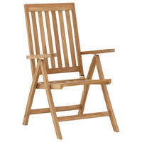 KLAPPSTUHL in Holz Teakfarben  - Teakfarben, KONVENTIONELL, Holz (62/105/73cm) - Gardenson