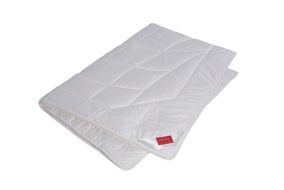 LETNÍ PŘIKRÝVKA, 140/200 cm, bambus, duté vlákno - bílá, Basics, textil (140/200cm) - Hefel Textil