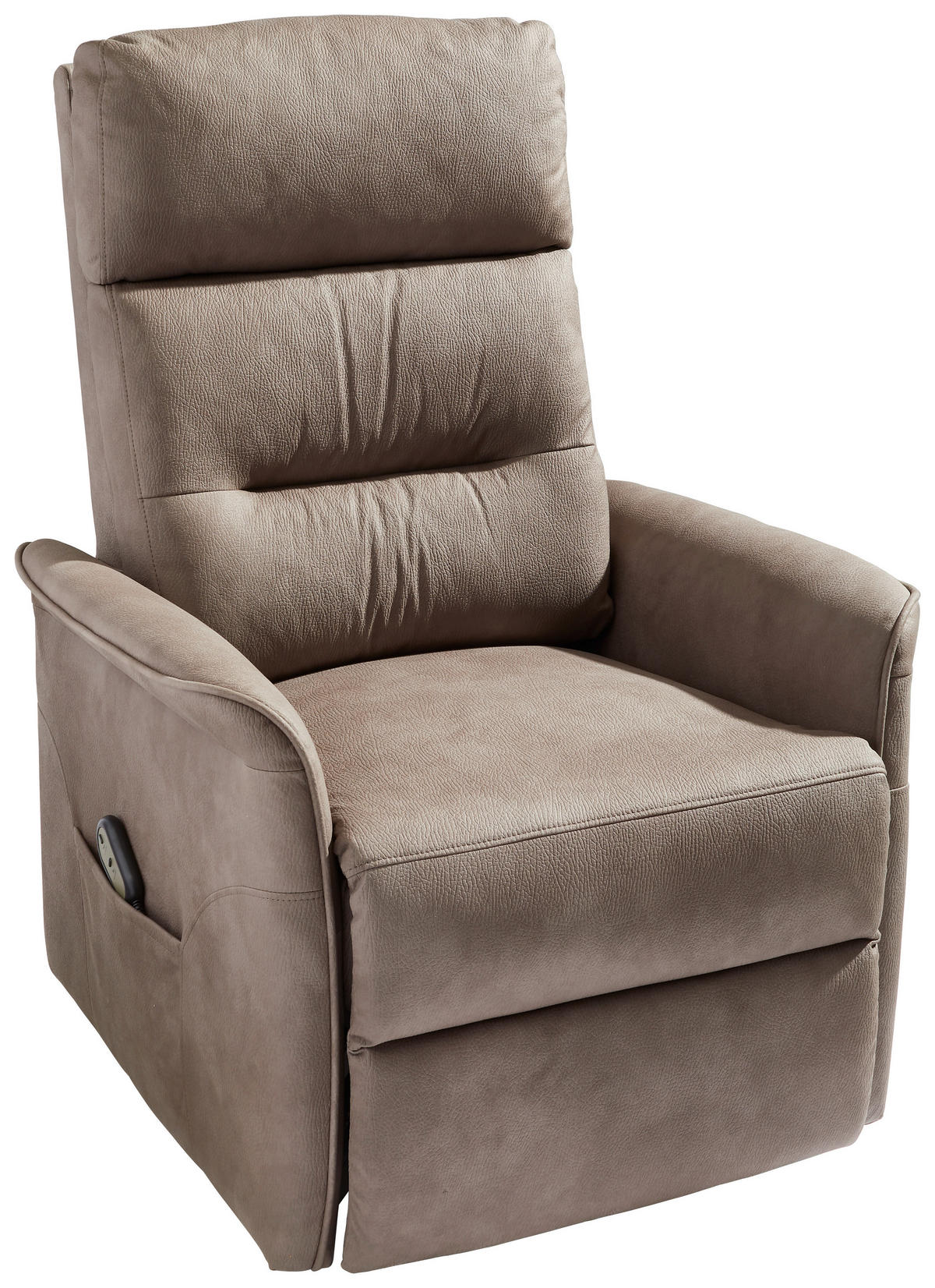 RELAXSESSEL Mikrofaser    - Braun, KONVENTIONELL, Kunststoff/Textil (76/106/82-158cm) - Cantus