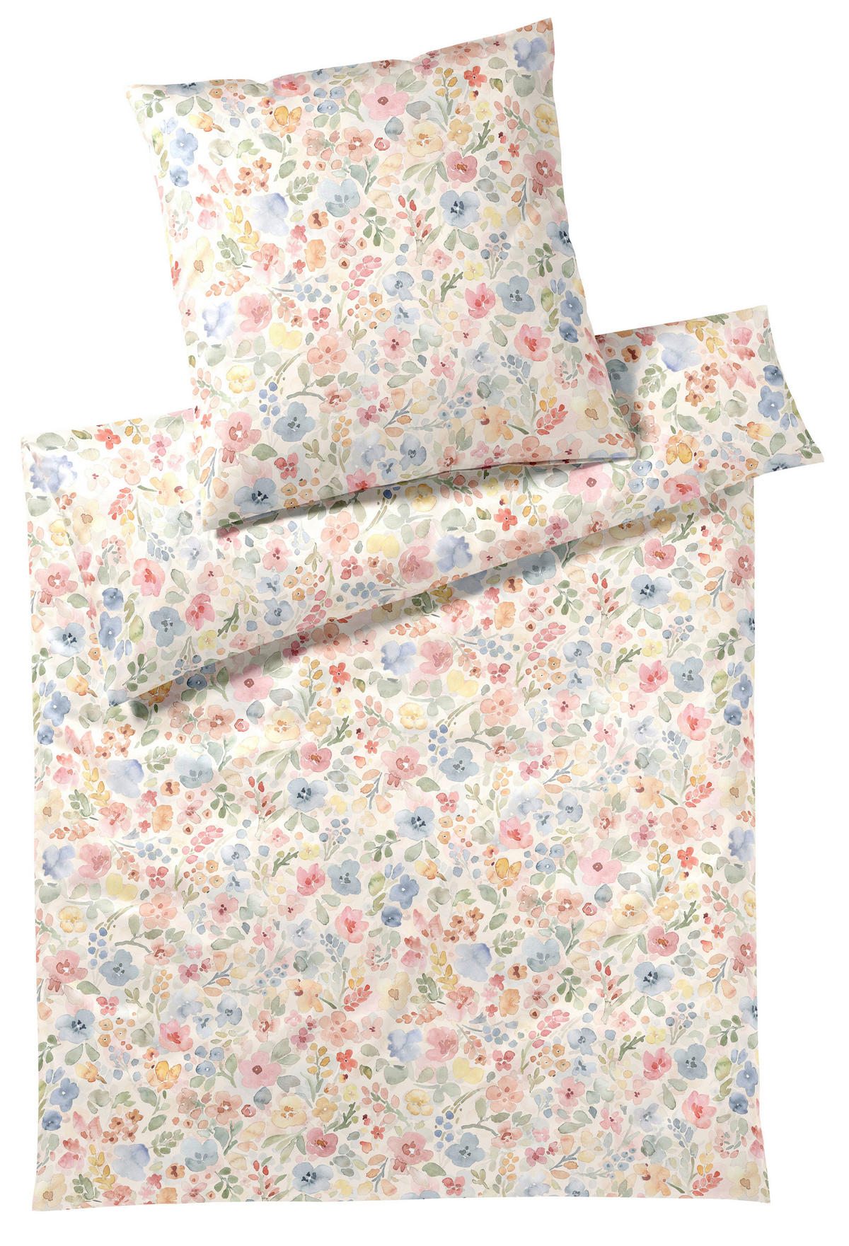 POSTELJNINA GENTLE 140/200 cm mako saten večbarvno  - večbarvno, Konvencionalno, tekstil (140/200cm) - Elegante