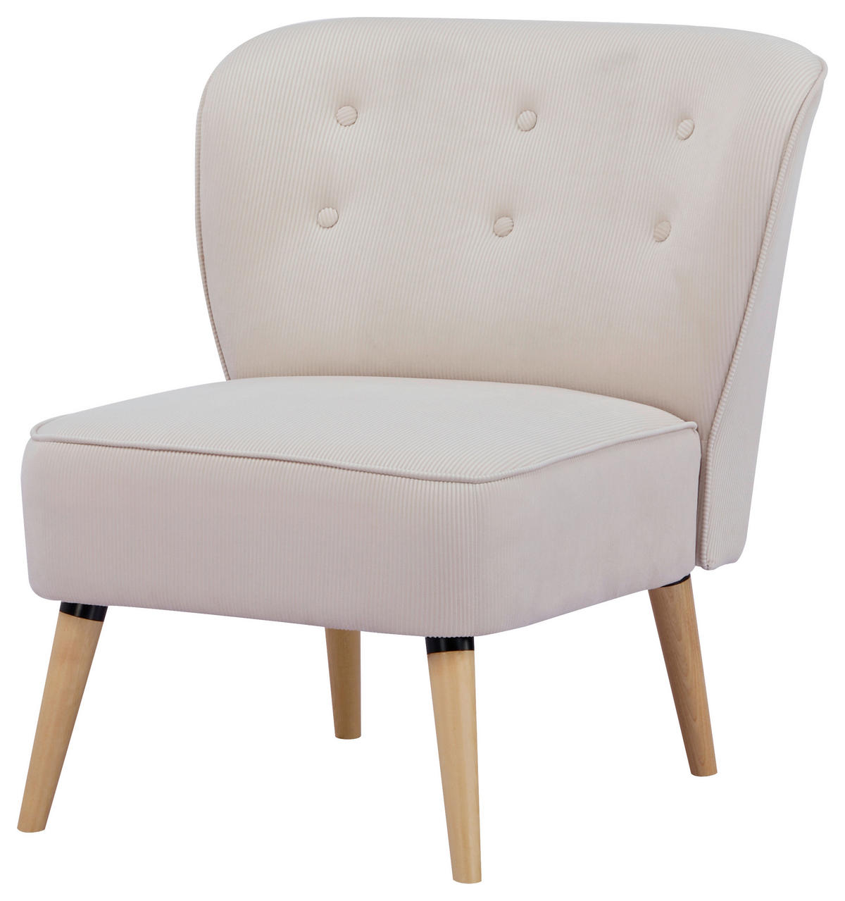 KŘESLO, textil, béžová - přírodní barvy/béžová, Design, dřevo/textil (75/82/80cm) - Livetastic