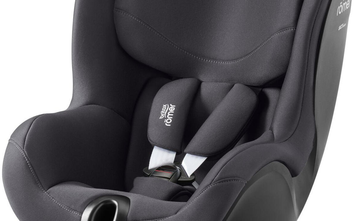 REBOARDER-KINDERSITZ Dualfix Pro M  - Dunkelgrau, Basics, Textil (44/48/74cm) - Britax Römer