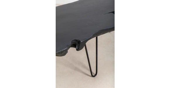 COUCHTISCH in Holz, Metall 100/40/40 cm - Schwarz, Design, Holz/Metall (100/40/40cm) - Ambia Home
