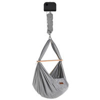 VISEČA MREŽA ZA DOJENČKE     137/30/165 cm     siva  - siva, Basics, tekstil (137/30/165cm) - SCHMUSEWOLKE