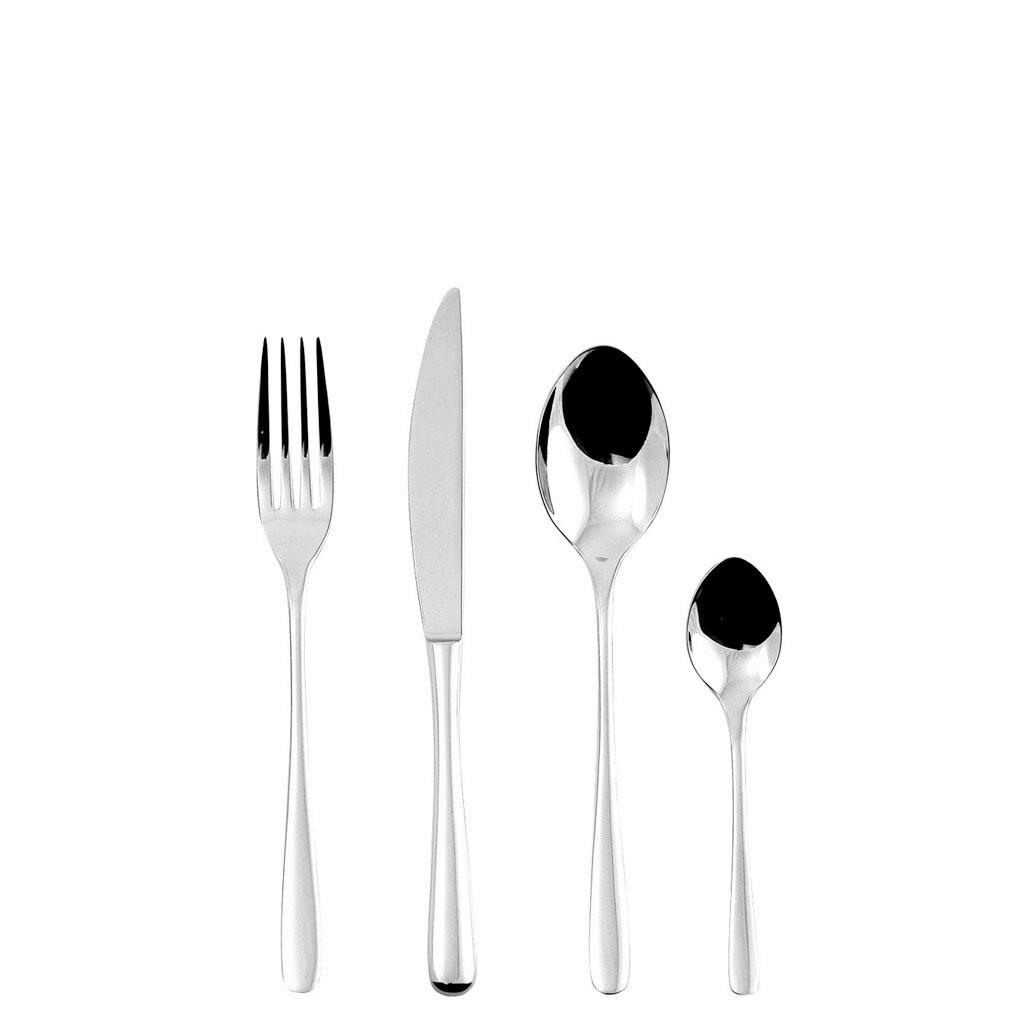 SET PRIBORA ZA JELO 24-dijelni - boje oplemenjenog čelika, Konvencionalno, metal (33,6/25,7/8,7cm) - Sambonet