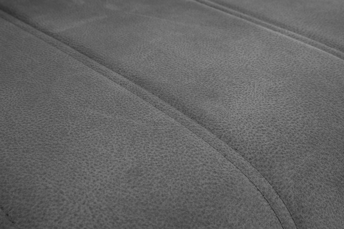 SCHWINGSTUHL  in Eisen Mikrofaser  - Dunkelgrau/Schwarz, MODERN, Textil/Metall (45/101/65cm) - Livetastic