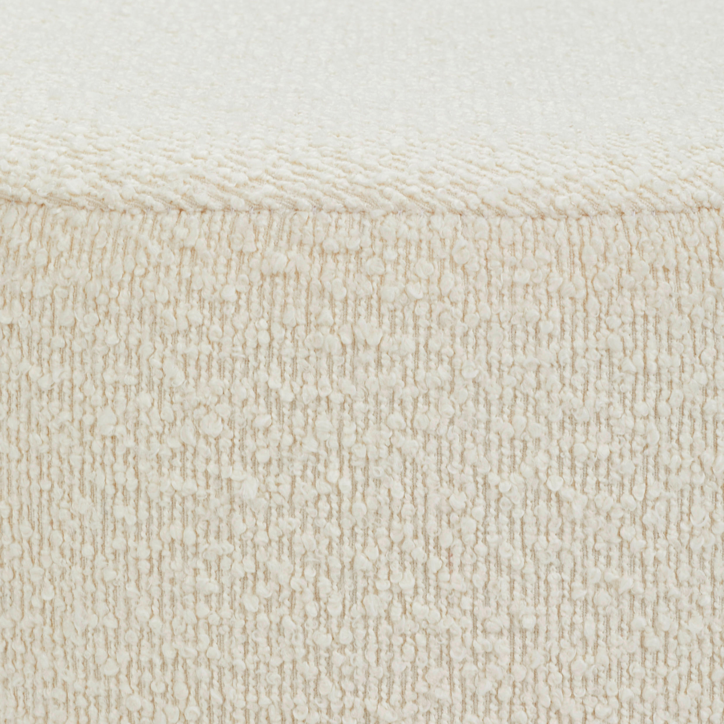 PALL i metall, textil, trämaterial vit  - vit/svart, Trend, metall/trämaterial (40/40/40cm) - Xora