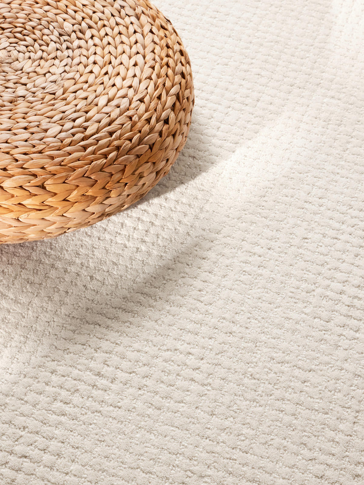 WOLLTEPPICH Wohnzimmer 160 cm Eloise Creme rund  - Creme, Basics, Textil (160cm) - Hanse Home