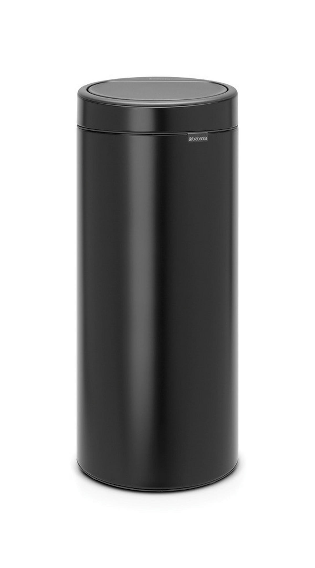 ABFALLEIMER 30 L  - Schwarz, Basics, Kunststoff/Metall (29.5/72/32cm) - Brabantia