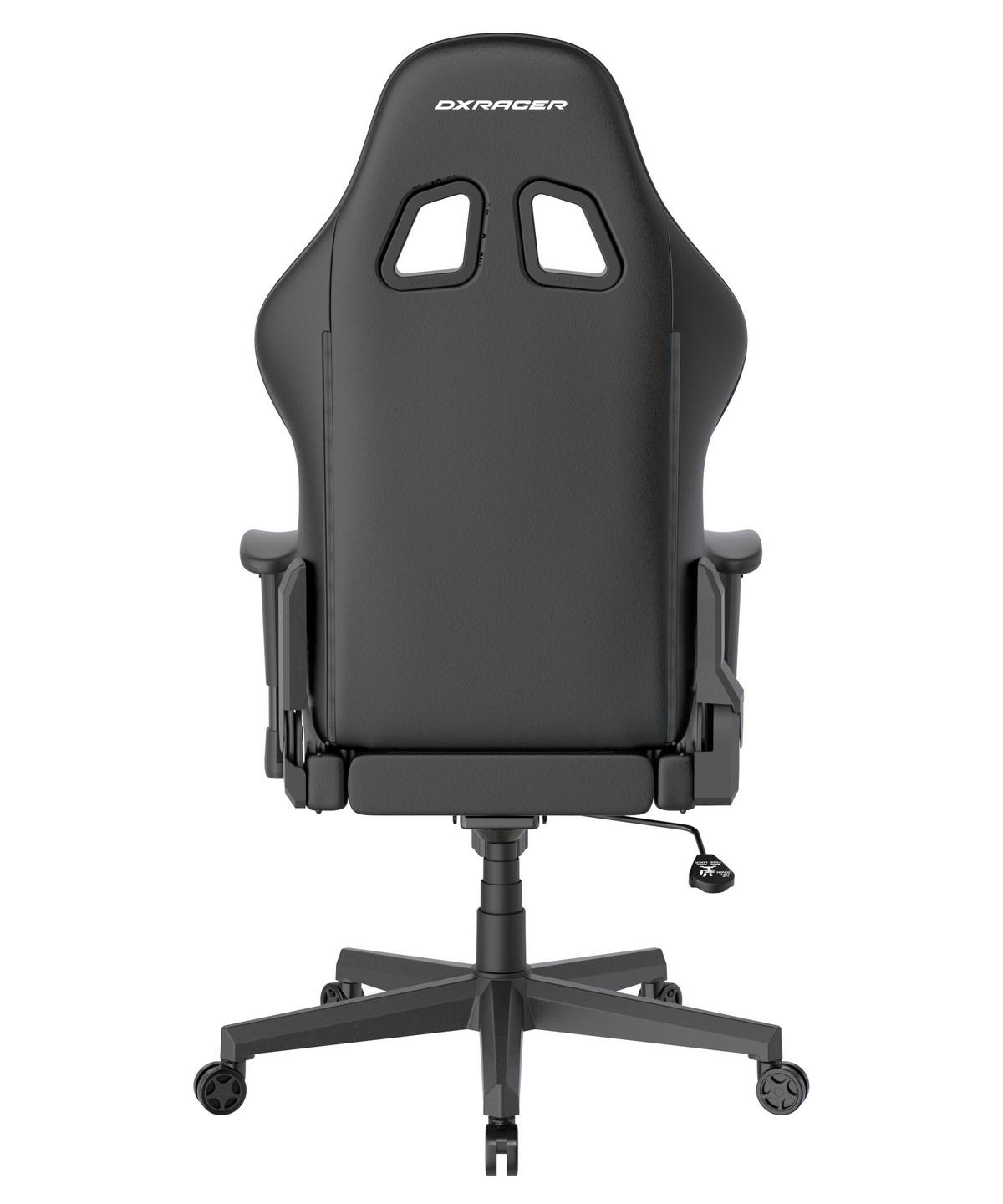 GAMINGSTUHL  in Lederlook Schwarz  - Schwarz/Weiß, KONVENTIONELL, Kunststoff/Textil (70/132/70cm) - Dxracer