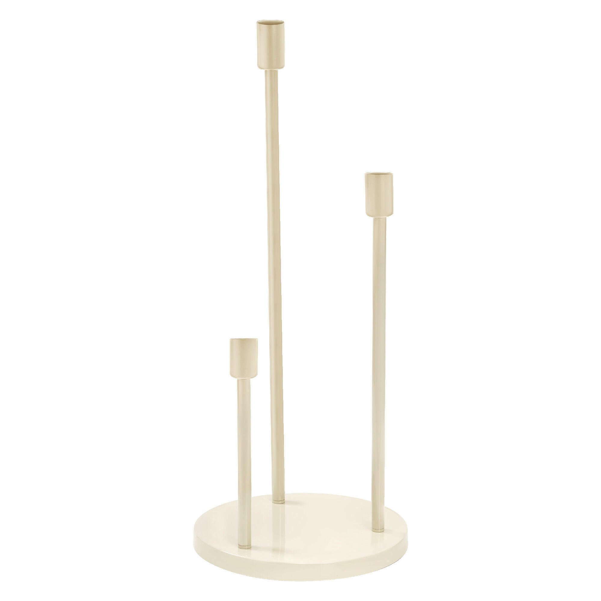 TISCHLEUCHTE 32/78 cm   - Beige, Basics, Metall (32/78cm) - Osram
