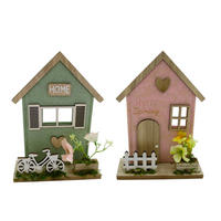 DEKOHAUS - Hellgrün, LIFESTYLE, Holz (15/21/5cm)