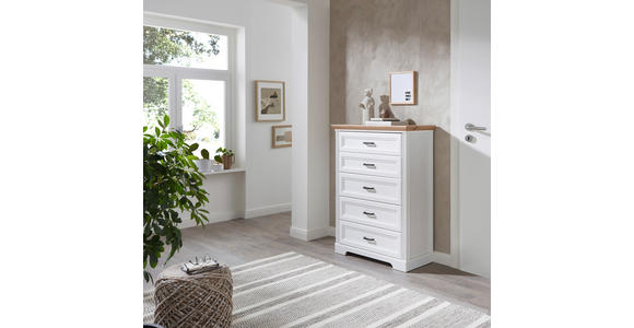 KOMMODE in 93/121/41 cm - Schwarz/Eiche Artisan, Design, Holzwerkstoff/Metall (93/121/41cm) - Landscape