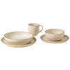 KOMBISERVICE Braun, Beige PACIFICA 5-teilig 1 Personen  - Beige/Braun, Basics, Keramik - Costa Nova