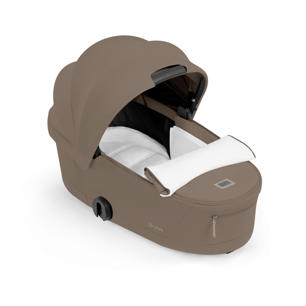 KOMBIKINDERWAGEN PRIAM Comfort Matt Black  - Schwarz/Braun, Basics, Kunststoff/Textil (83-92/60/99-109cm) - cybex PLATINUM