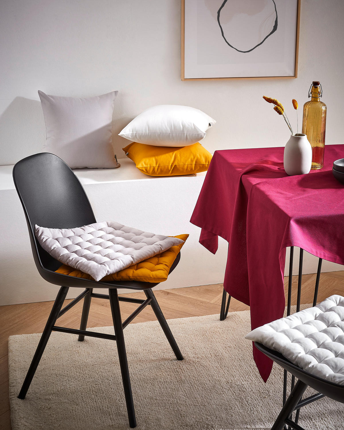 KISSENHÜLLE panama 40/40 cm  - Silberfarben/Hellgrau, Basics, Textil (40/40cm) - Bio:Vio