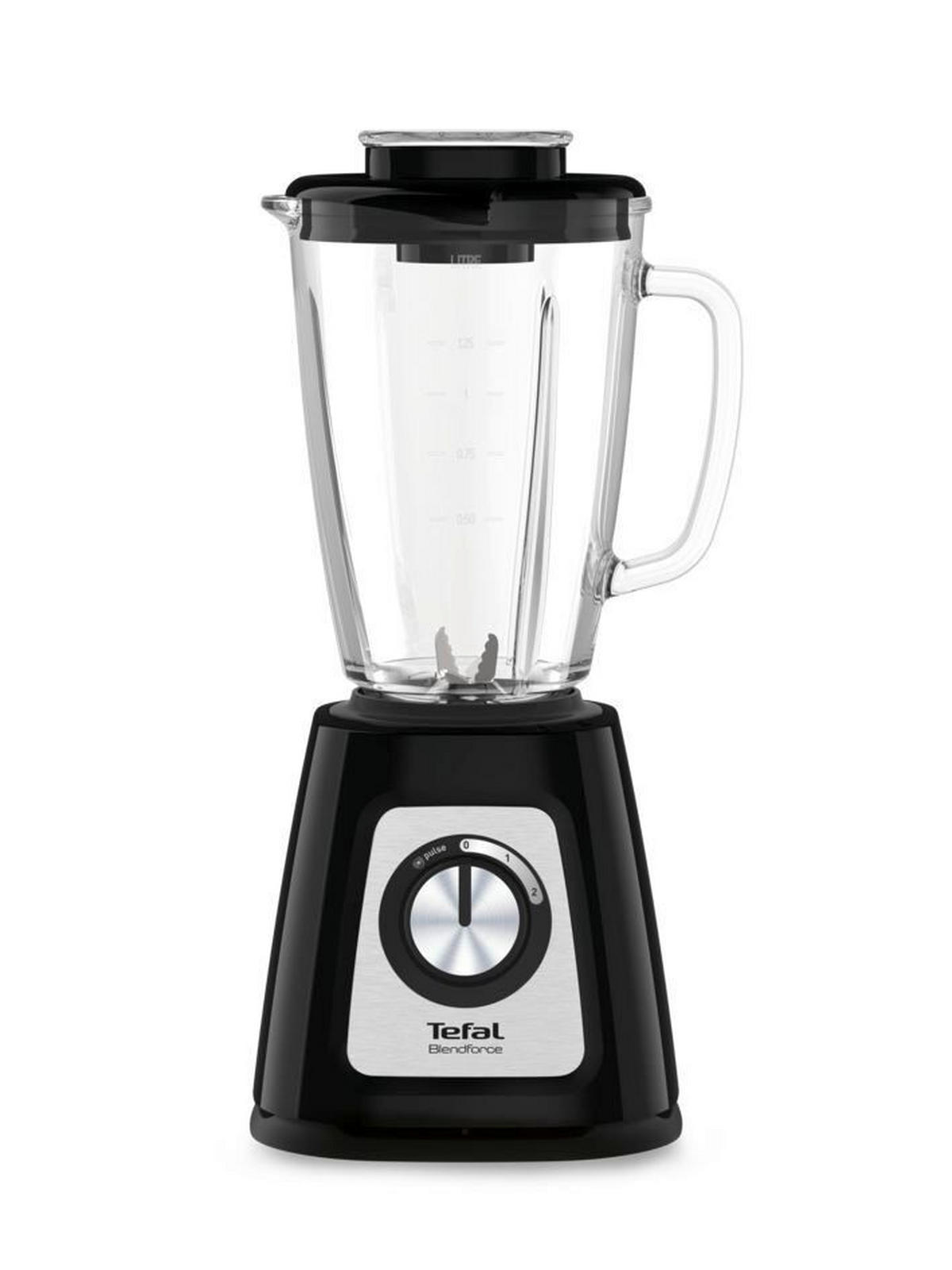 STANDMIXER BlendForce II  - Schwarz, Basics, Glas (36,8/30,5/21,4cm) - Tefal