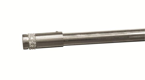 GARNIŠNA SET srebrna, metal - srebrna, Dizajnerski, metal (160cm) - Homeware