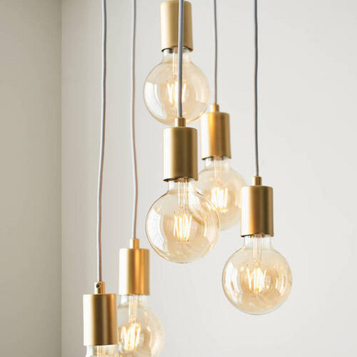 HÄNGELEUCHTE 34/82.2 cm  - Goldfarben, Basics, Metall (34/82.2cm) - ENDON