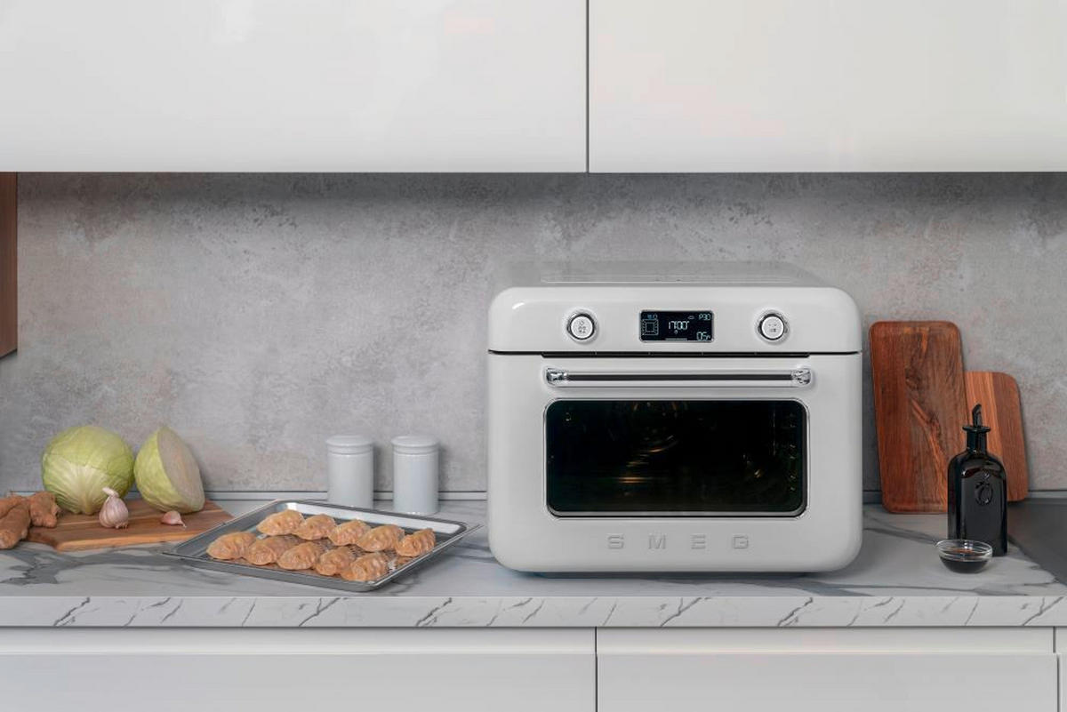 MINIBACKOFEN - Weiss Hochglanz, Trend, Kunststoff (50/40/51cm) - SMEG