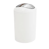 KOSMETIKEIMER GLOSSY 5 L  - Weiß, Basics, Kunststoff (20/30cm) - Kleine Wolke