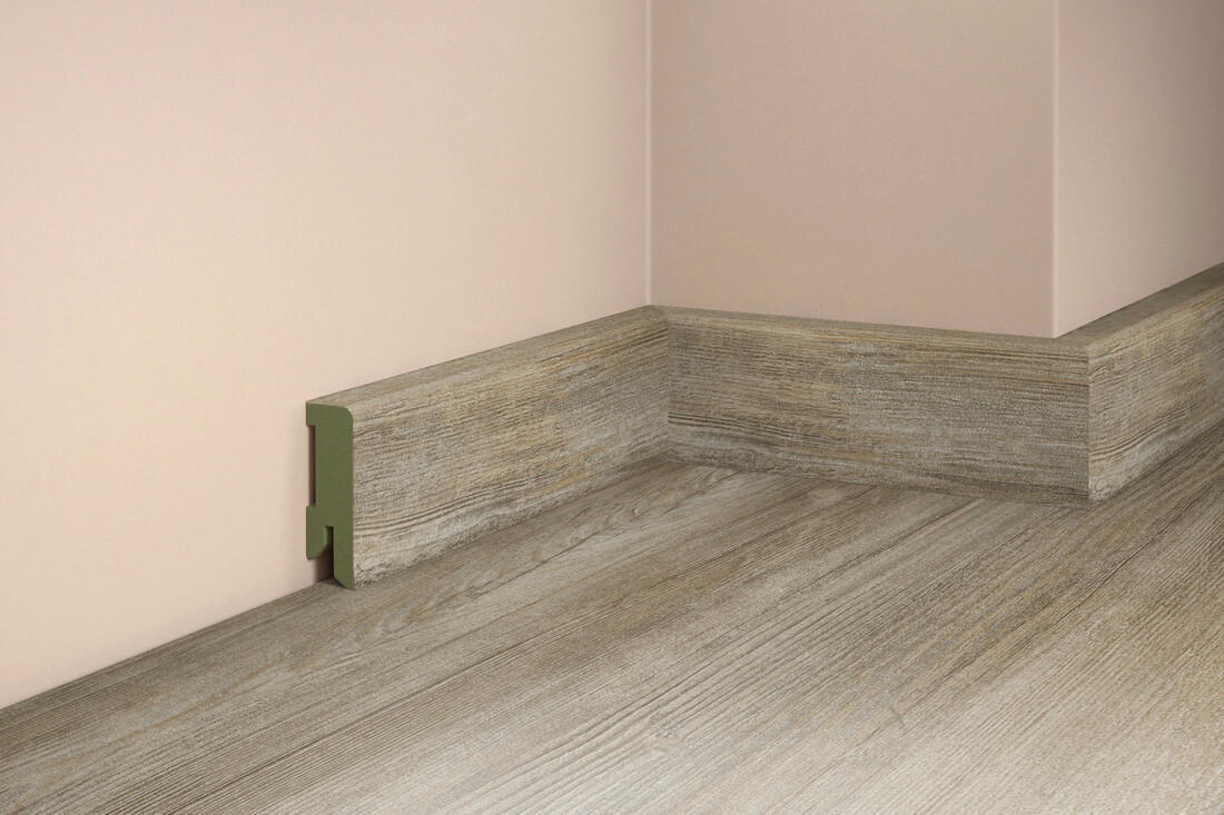 SOCKELLEISTE, Fichte Havel  - Basics, Holz (206,5/5/1,6cm) - Tilo