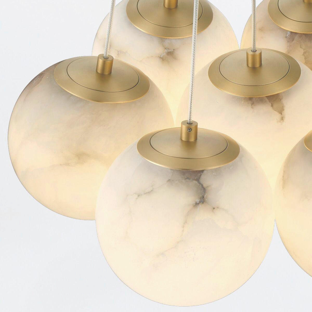 LED-PENDELLEUCHTE 45,6/25 cm  - Goldfarben, KONVENTIONELL, Glas/Metall (45,6/25cm) - Elstead Lighting