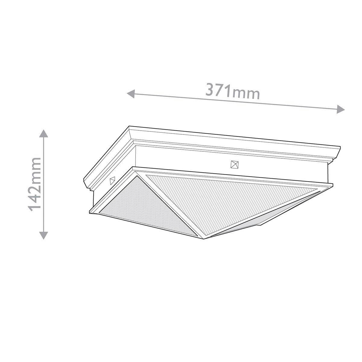 HÄNGELEUCHTE 14,2/37,1 cm  - Bronzefarben, KONVENTIONELL, Glas/Metall (14,2/37,1cm) - Elstead Lighting