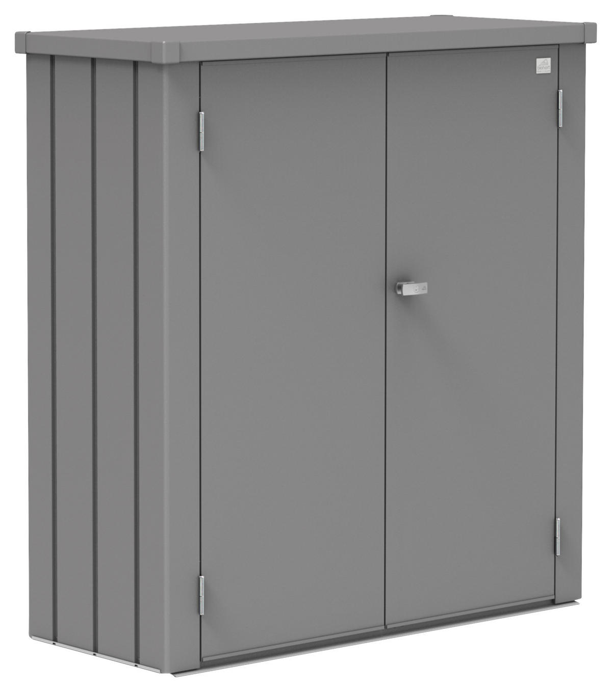 GERÄTESCHRANK 132/140/57 cm  - Grau, Design, Metall (132/140/57cm) - Biohort