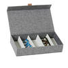 BRILLENBOX - Grau, Basics, Karton/Textil (30/17/6cm) - Store It