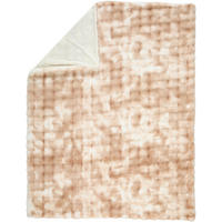 KOŽEŠINOVÁ DEKA, polyester, 150/200 cm - přírodní barvy/béžová, textil (150/200cm) - Novel