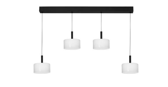 LED-HÄNGELEUCHTE Philadelphia 134/20/160 cm   - Weiß, Design, Glas/Metall (134/20/160cm) - Dieter Knoll