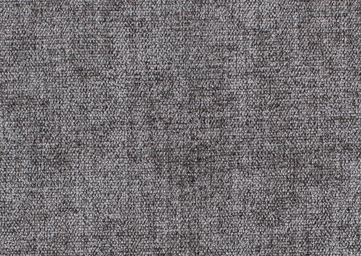 ECKSOFA in Flachgewebe Grau  - Schwarz/Grau, Design, Textil/Metall (252/191cm) - Dieter Knoll