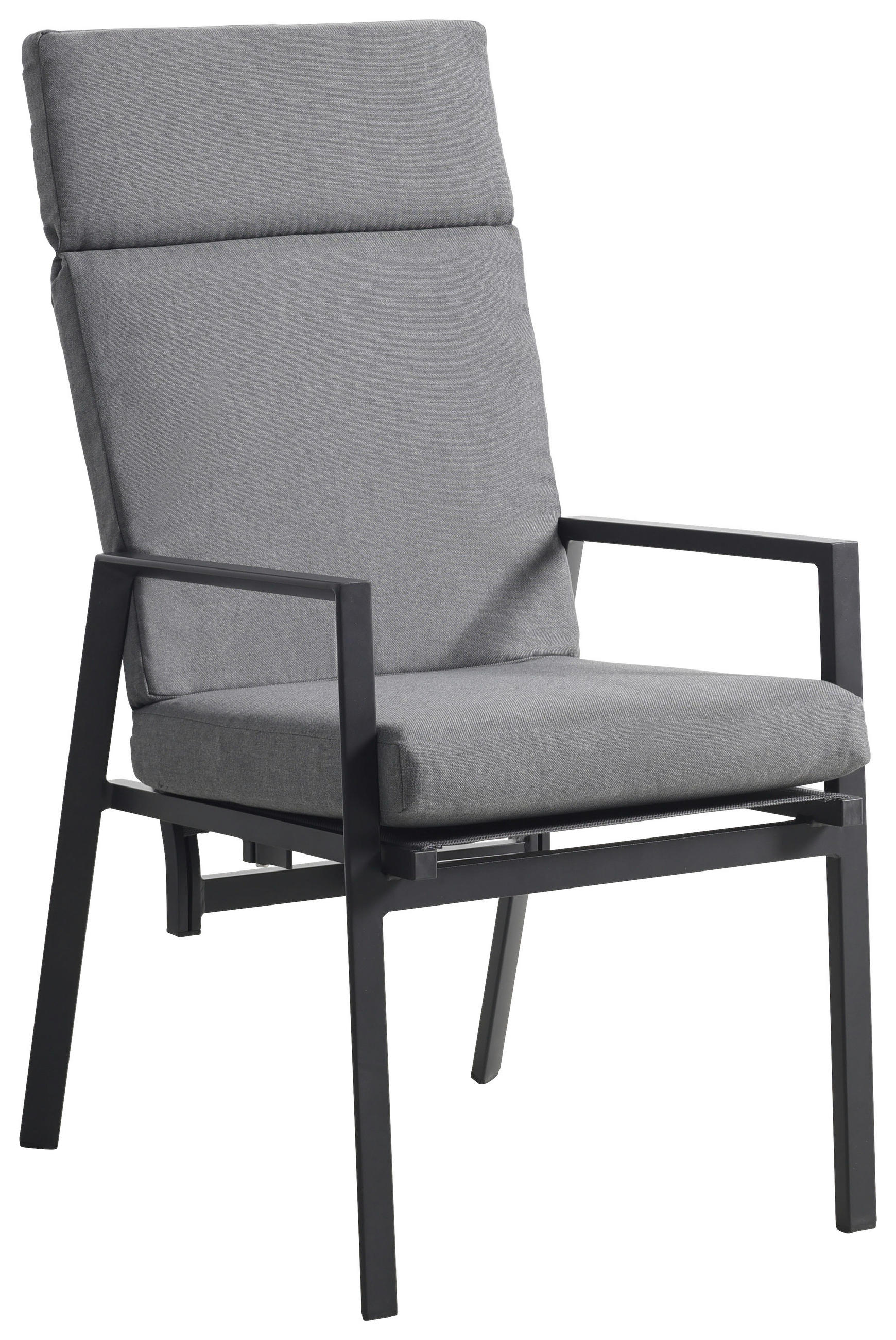 GARTENSESSEL Aluminium Grau  - Grau, Design, Textil/Metall (56,5/105/69,5cm) - Ambia Garden