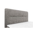 BOXSPRINGBETT 140/200 cm  in Grau  - Schwarz/Grau, Design, Textil/Metall (140/200cm) - Esposa