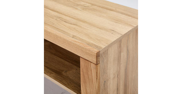 GARDEROBENBANK  in 80/46,7/40 cm  - Eichefarben, KONVENTIONELL, Holz (80/46,7/40cm) - Carryhome