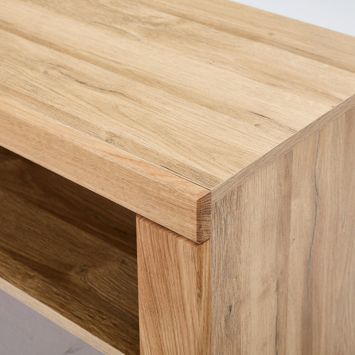 GARDEROBENBANK  in 80/46,7/40 cm  - Eichefarben, KONVENTIONELL, Holz (80/46,7/40cm) - Carryhome